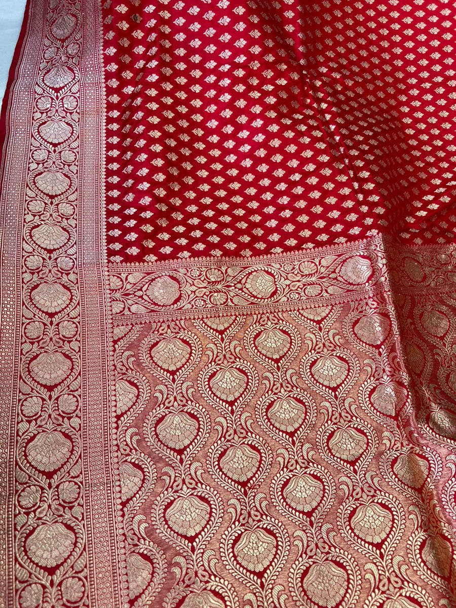 Banarasi katan silk saari
