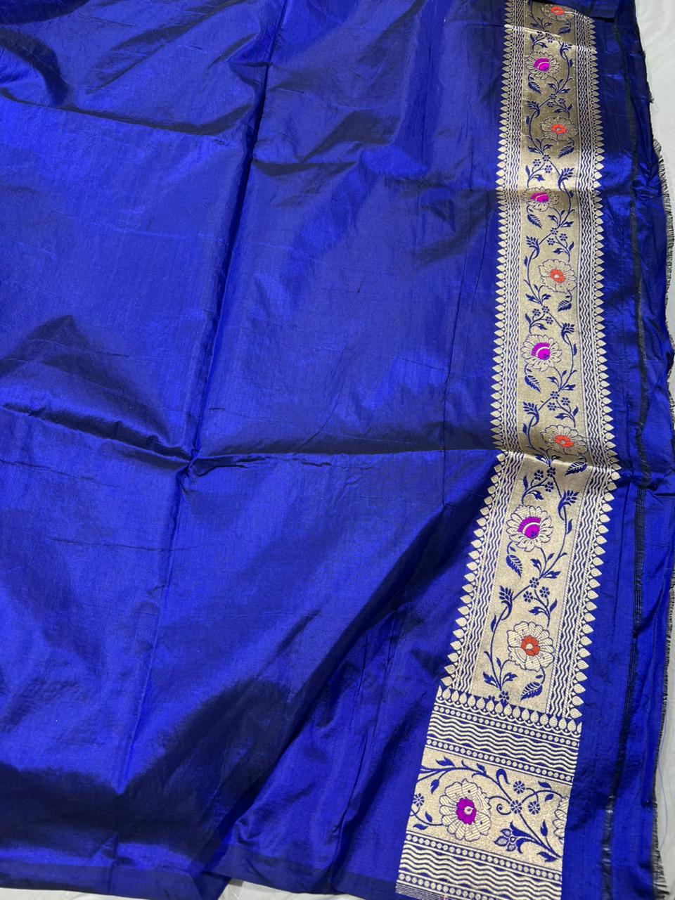 Pure Banarasi katan silk safari