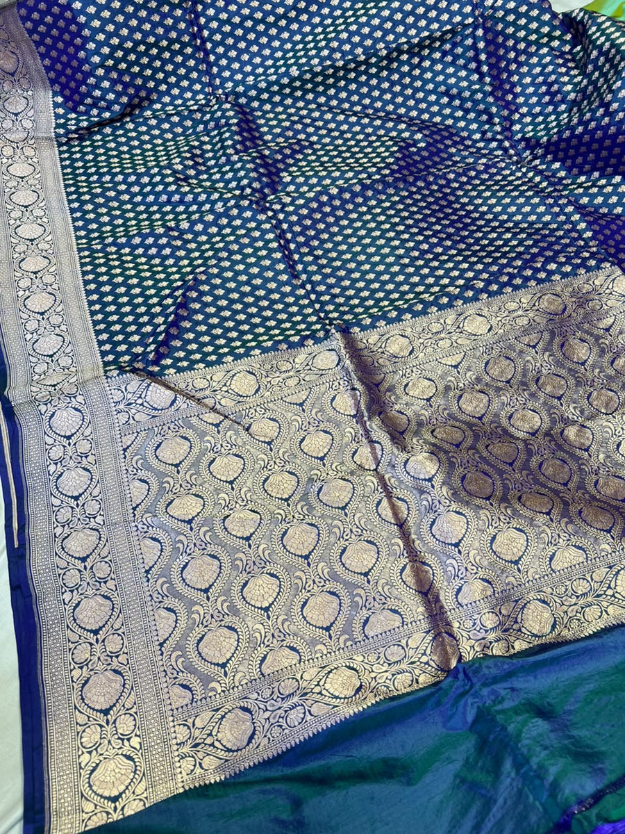 Banarasi katan silk saari