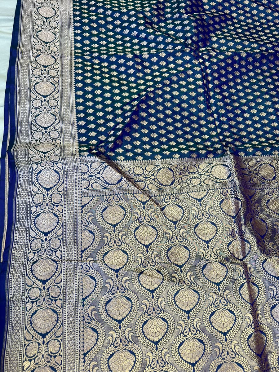Banarasi katan silk saari