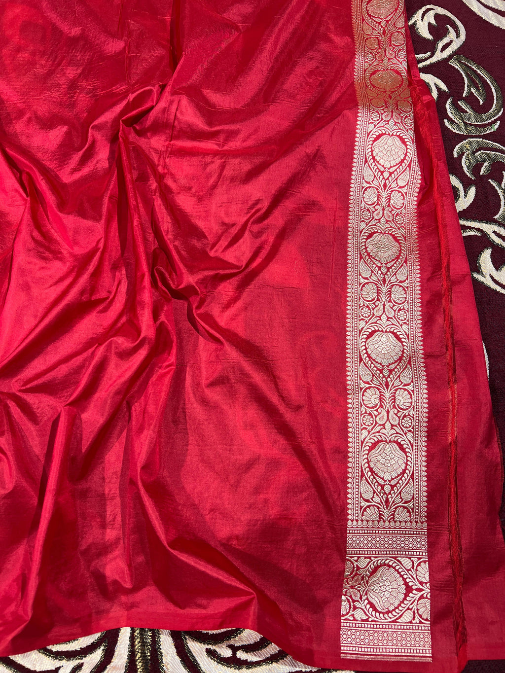 Pure Banarasi katan pattu saari
